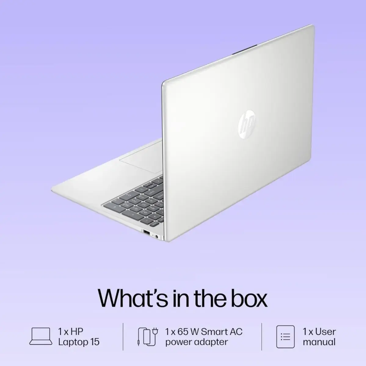 HP 15, 13th Gen Intel Core i3-1315U (8GB DDR4, 512GB SSD) FHD Anti-Glare Micro-Edge, 15.6"/39.6cm, Windows 11, MS Office 2